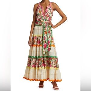 NWT Farm Rio Toucan's Garden Sleeveless Maxi Dress